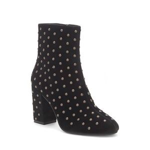 Lucky Brand Studded Suede Booties